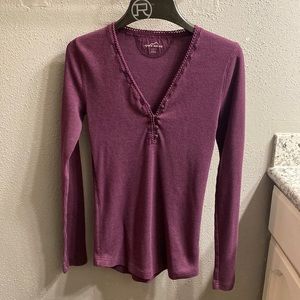 Eddie Bauer purple long sleeve